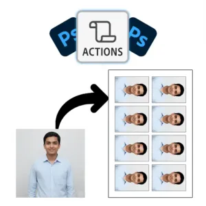 Passpost Size Photo Action