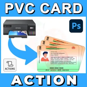 Aadhar Card Color Photoshop Action