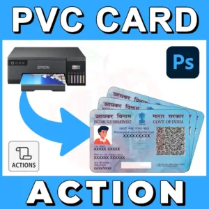 NSDL Pan Card Photoshop Action