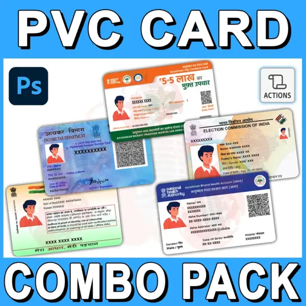 PVC Card Action Combo Pack