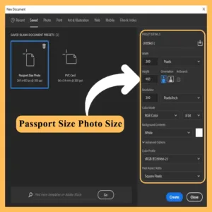 Passport Photo Size Details