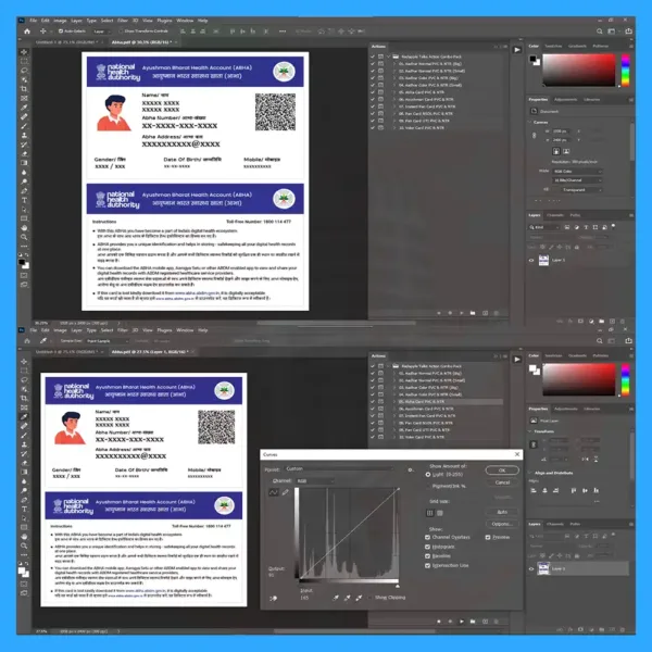 Abha Card Photoshop Redapple Talks