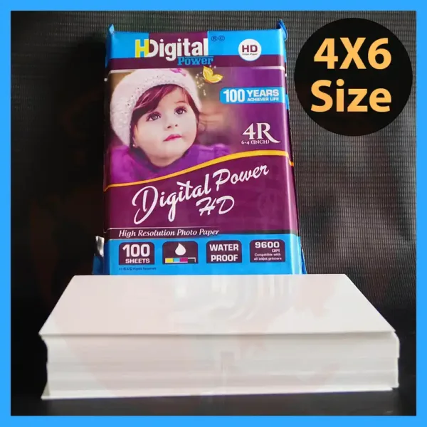 Digital Photo Paper 4X6 1