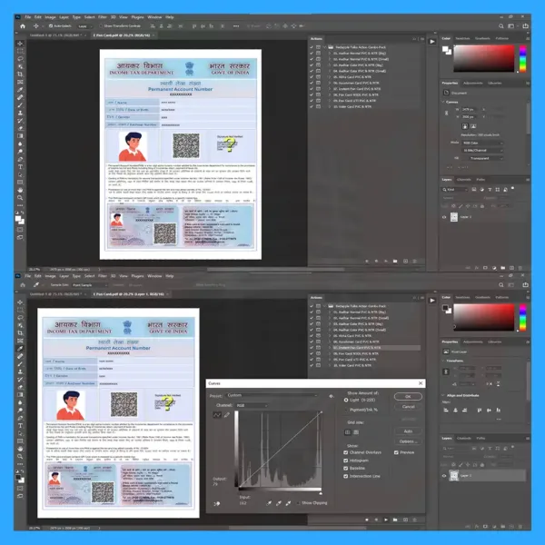 E Pan Card Photoshop Redapple Talks