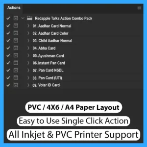 Photoshop PVC Card Action Redapple Talks