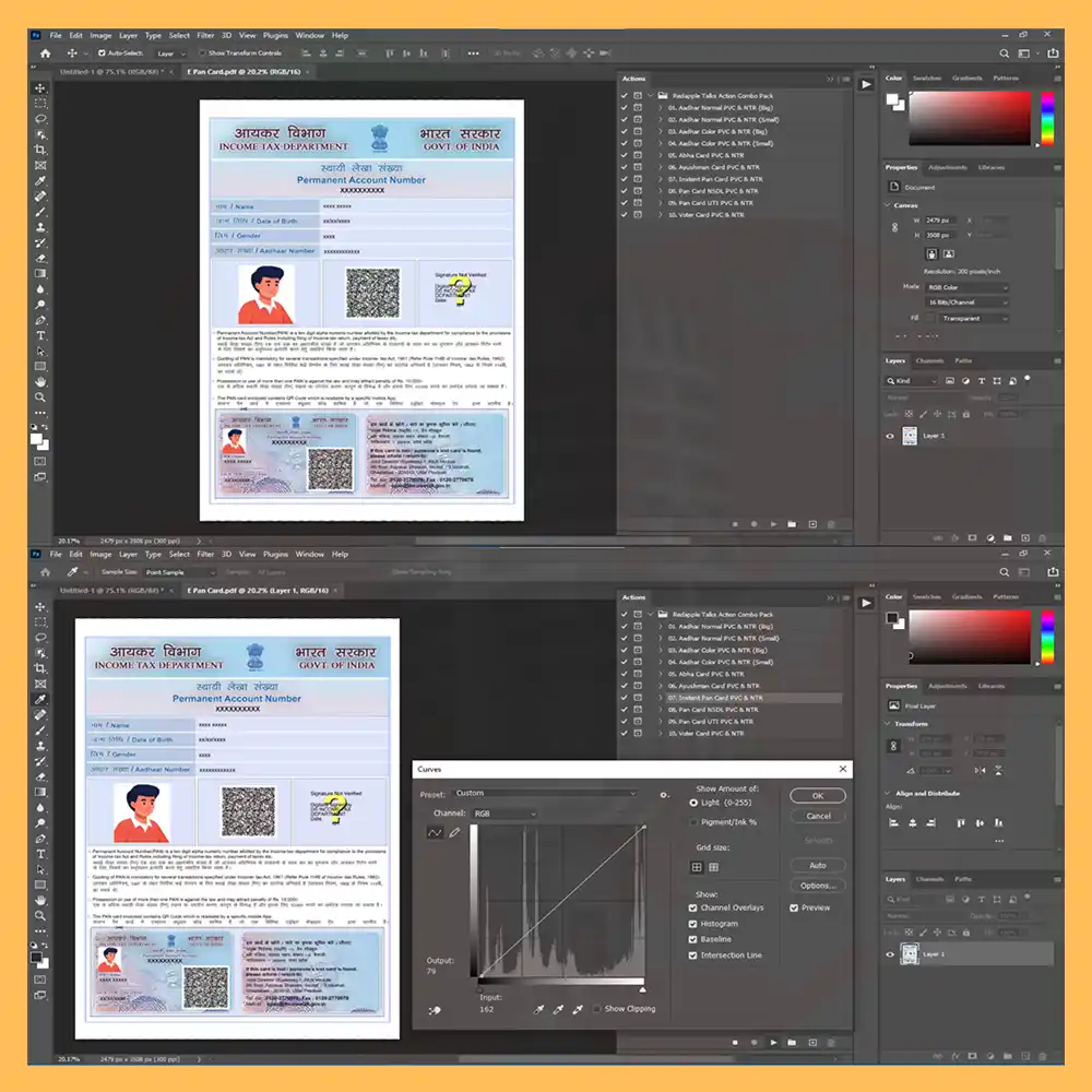 E Pan Card Photoshop Redapple Talks New
