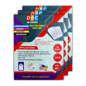 NTR Sheet Double Side Printable 4X6 Size - Water Proof Premium Quality