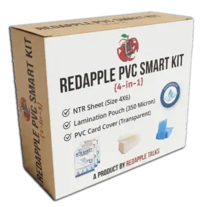 Redapple PVC Smart Kit (4-in-1) | Best PVC Kit Combo Pack For Normal & PVC Printers