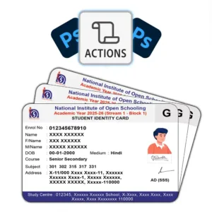 NIOS ID Card Action