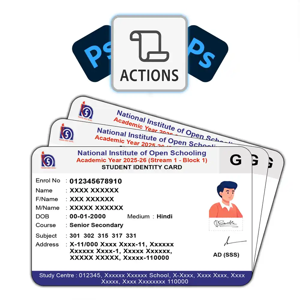 NIOS ID Card Action